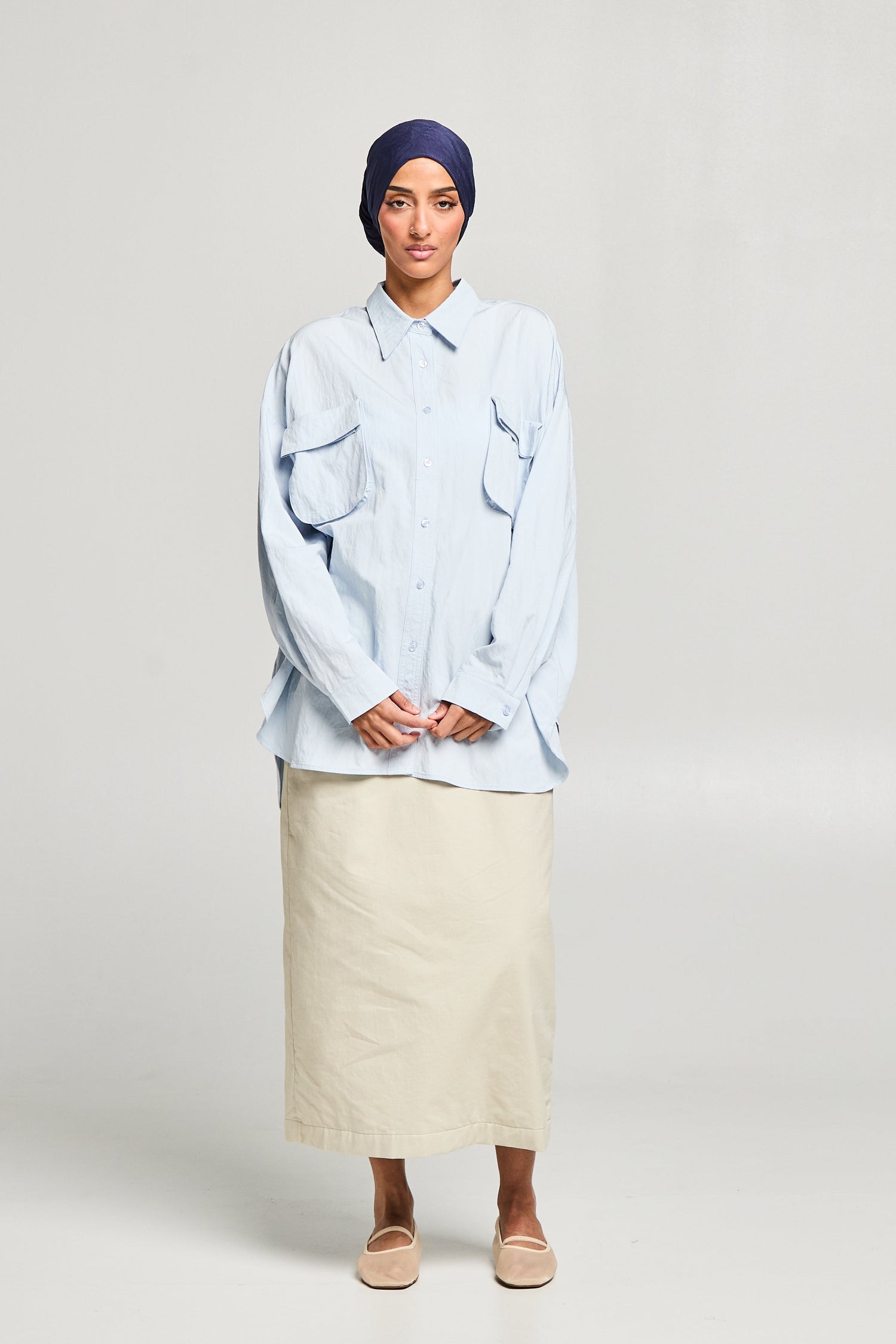 Chemise effortless à poches double
