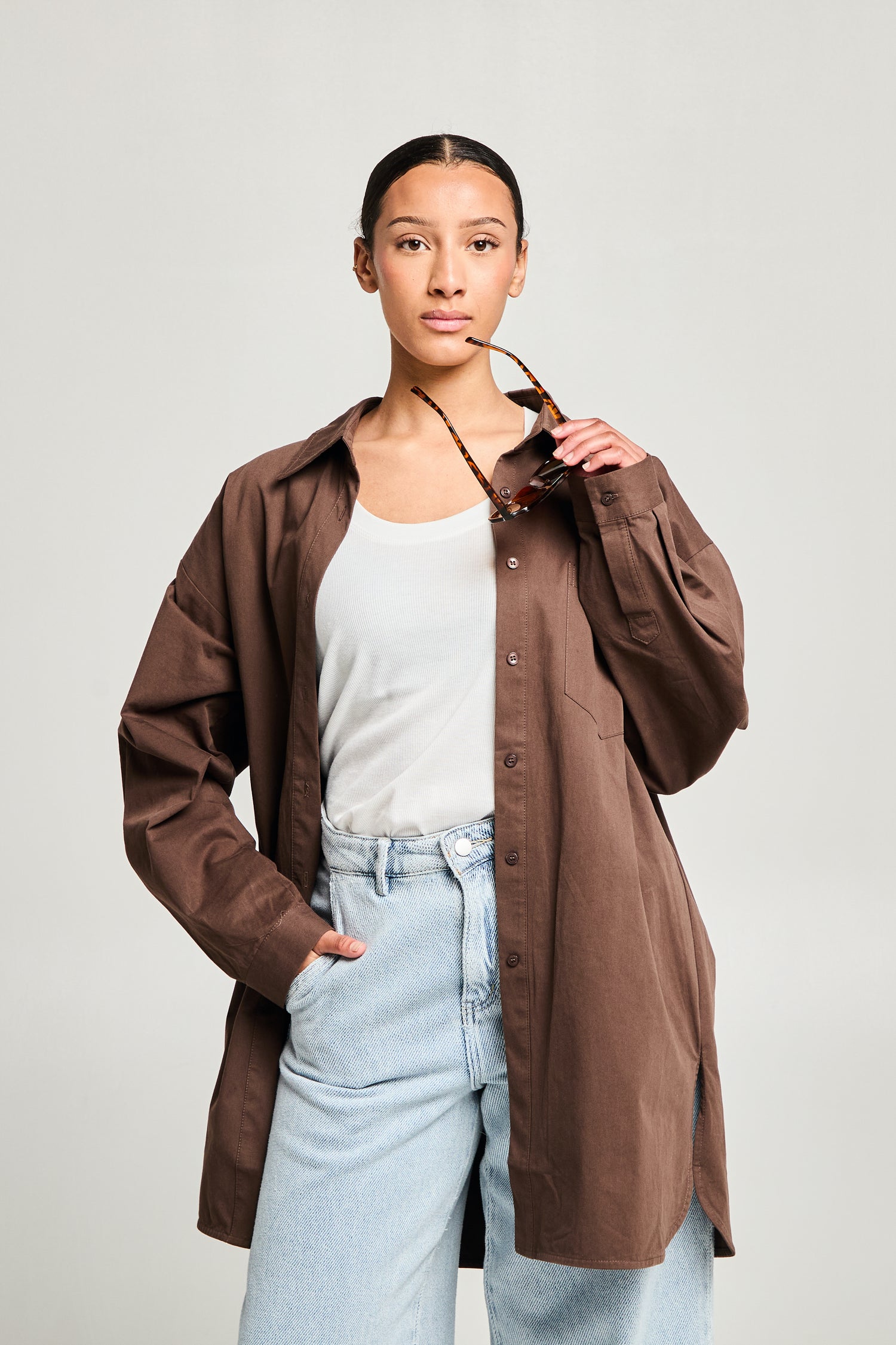 Chemise effortless en coton