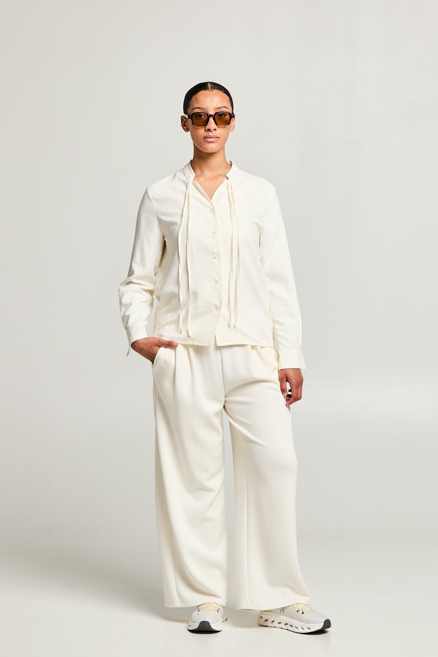 Chemise fluide texturée