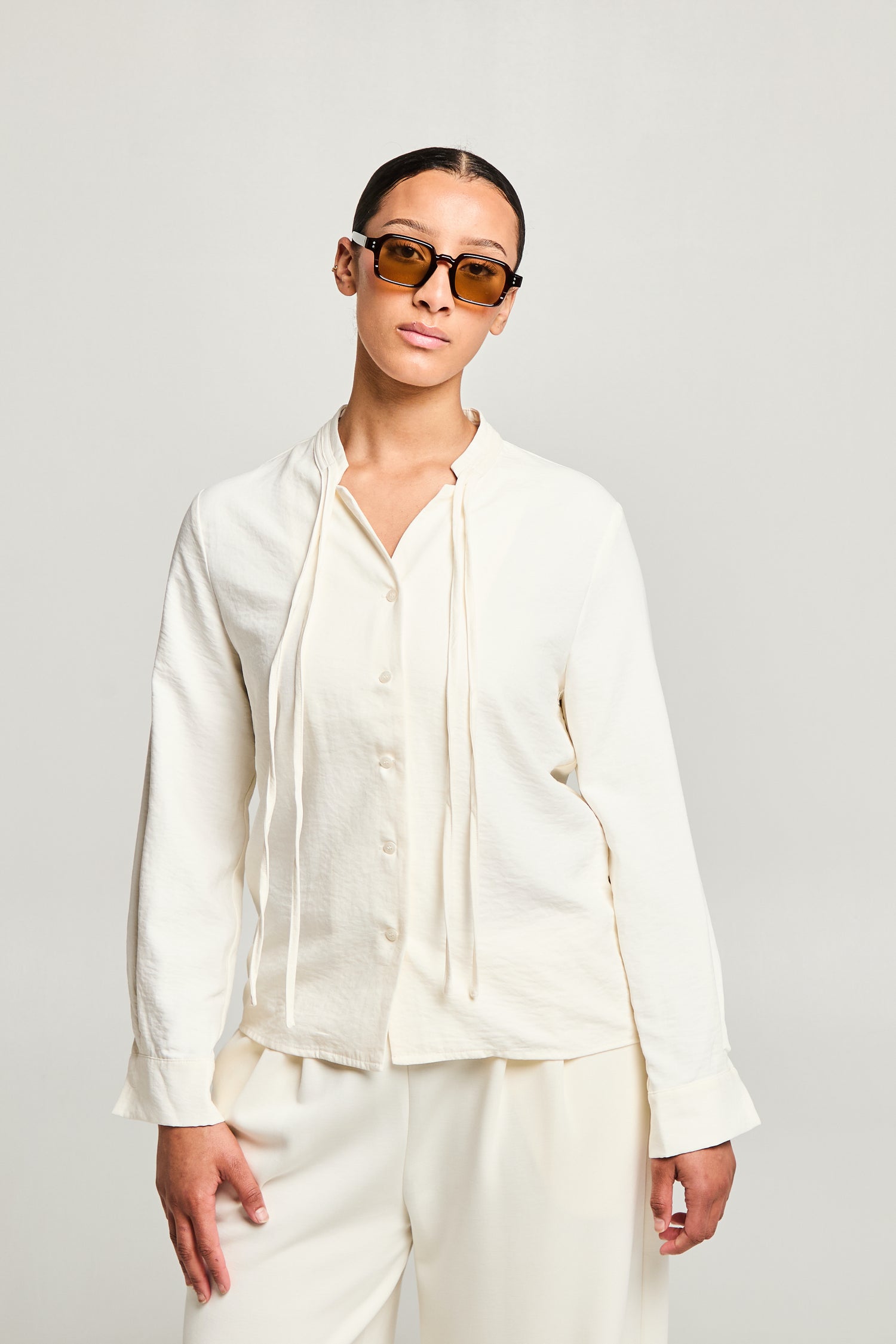 Chemise fluide texturée