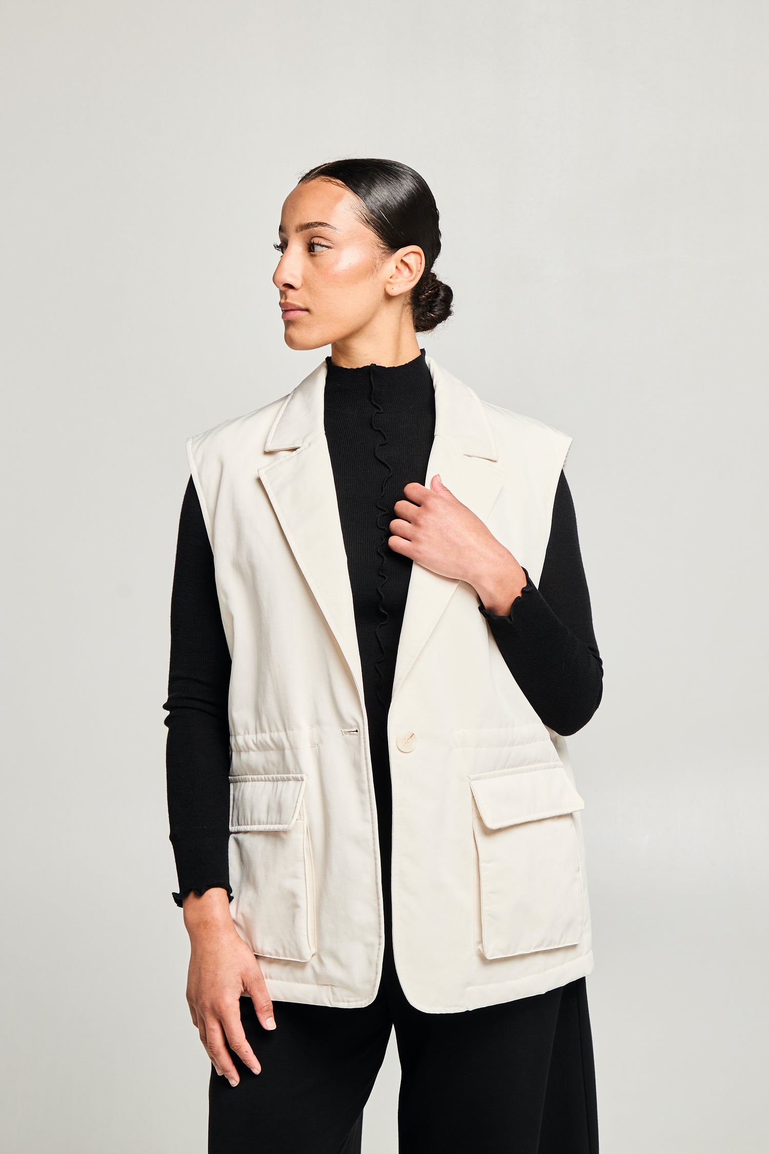 Veste sans manches ajustable