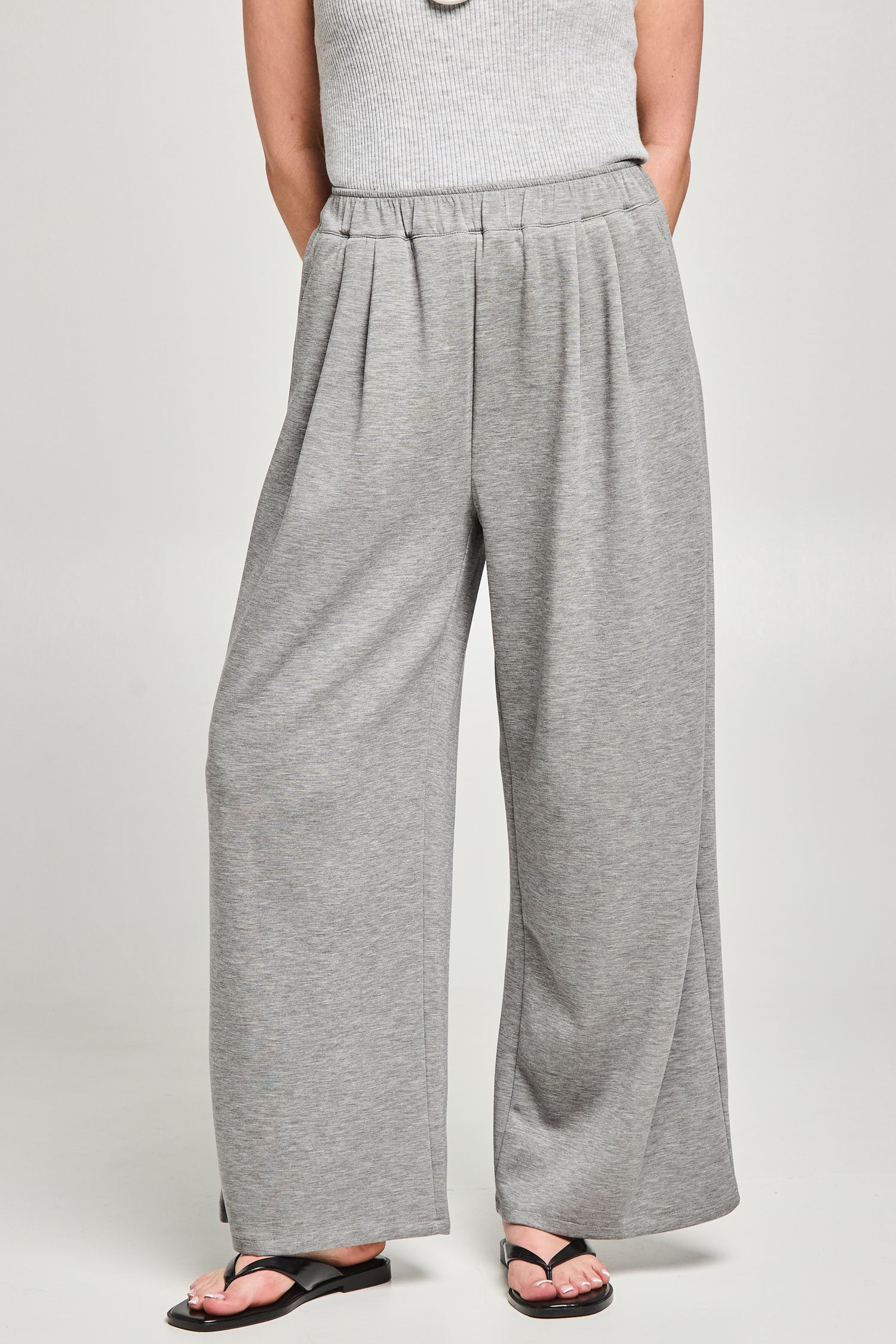 Pantalon wide leg fluide