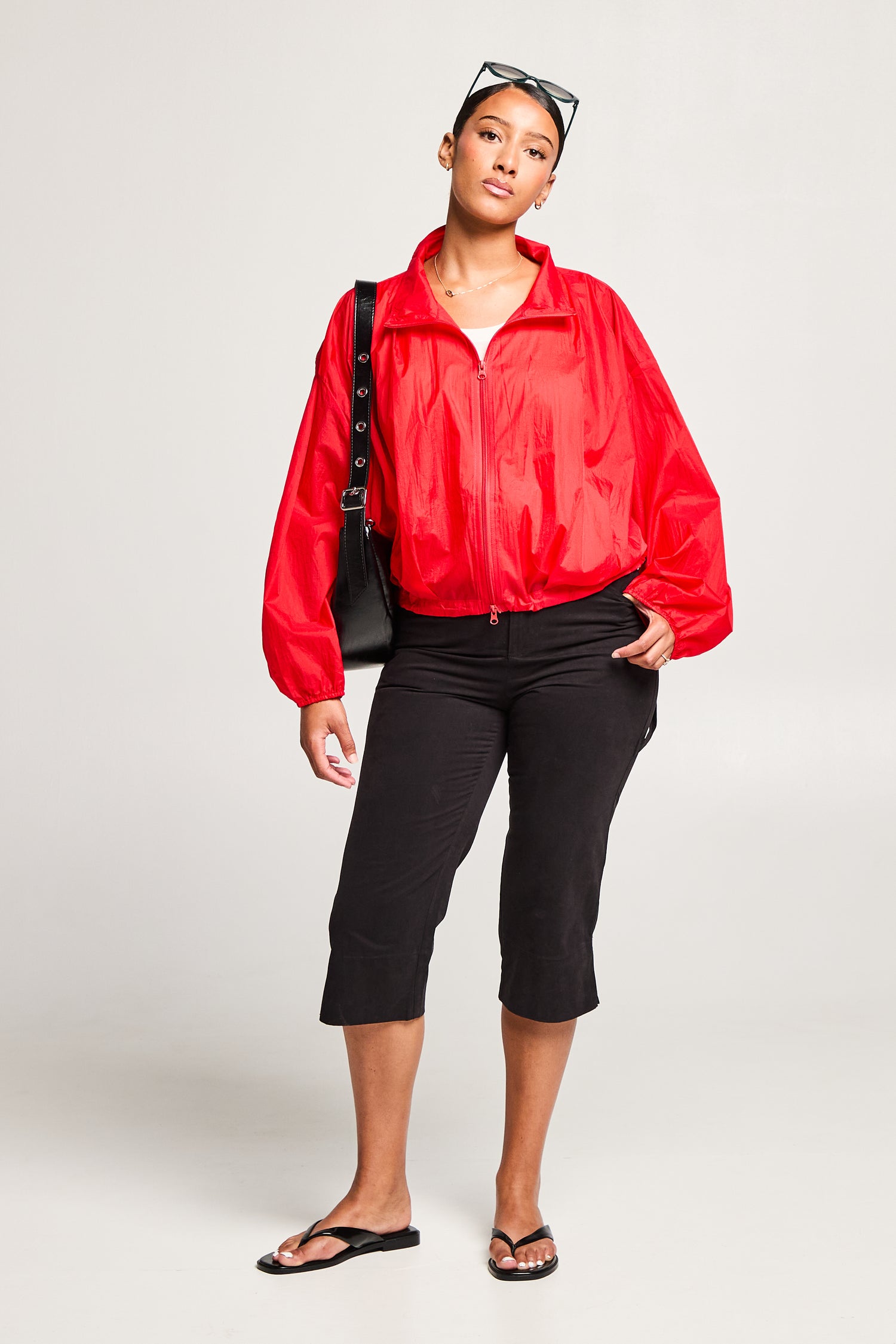 Pantalon capri 100% coton